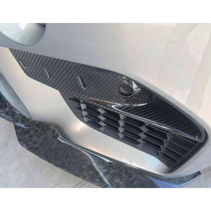 X5M X6M OEM Carbon Fiber Bodykit Car Accessories Front Fog Lamp Cover trim Frame Decoration For Bmw x5m x6m Front Canards Kalden Motor