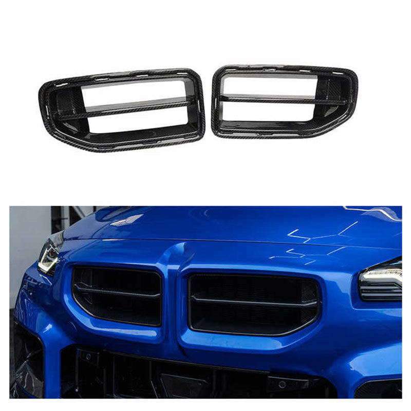 Real Dry Carbon Fiber Front Radiator Grille For BMW 5 Series G30 (2021) Front Grille Kalden Motor